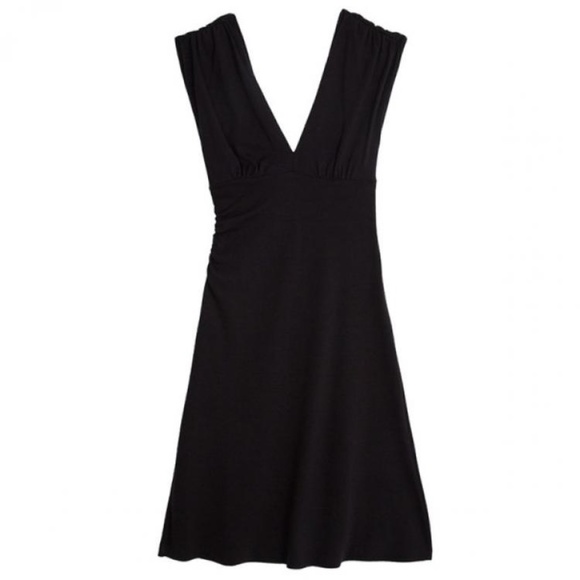 DVF Mula‎ V-Neck Ruched Knee Length Wool Dress Sz 4 - Picture 3 of 15